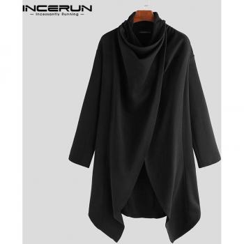 Abrigo Mensual Incerun Cuello Alto y Manga Larga