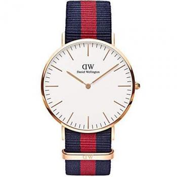 Orologio NATO Blu/Rosso/Oro Rosato