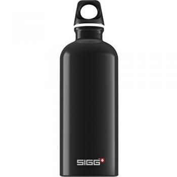 Sigg Traveller Black Leak-Resistant Water Bottle (0.6L)