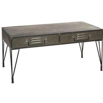 Sturdy Metal Desk Featuring Two Spacious Drawers