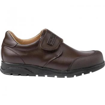 Zapatos de Niño Angelitos 453 COLEGIAL Marrón con Suela Antideslizante