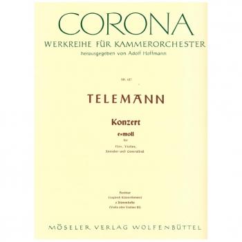 Partitions classique MOSELER TELEMANN G.P.