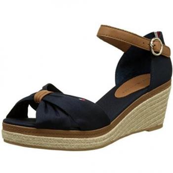 Sandales Tommy Hilfiger E1285lba 40d, Femme, Bleu (Midnight 403), 37 EU