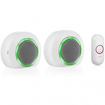 Byron Twin Port/Plug-in Wireless Doorbell Set