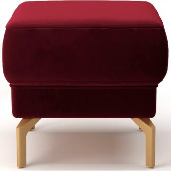 Sit & More Hocker “Orient 4 V” – Lila Aubergine, Metallfuß, kompakt 46 × 47 × 47 cm