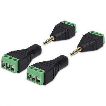 Adaptateur jack 3.5 mm avec raccord fileté