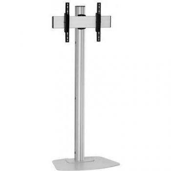 F1544 TV‑Stand Vogels – 150 cm silbernes Rohr, 65 Zoll Kompatibel