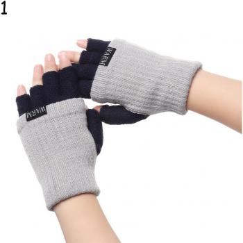 Mitaines hiver tricotées pour hommes et femmes