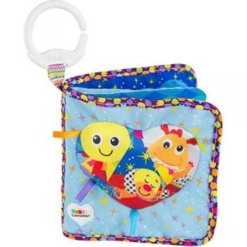 Lamaze Baby‑Fühlspielzeug – Quietschendes Stoff‑Clip‑Buch