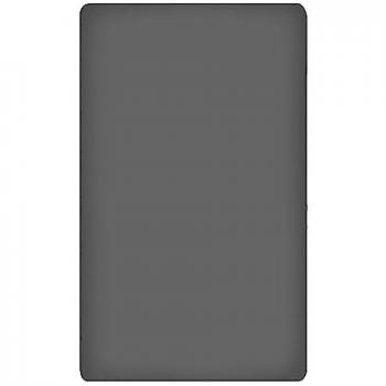 Lenzuolo Sotto Singolo Grigio 100% Cotone con Angoli Elasticizzati 90 x 200 + 27 Cm