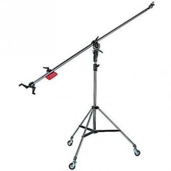 Manfrotto Superboom (100 cm, 5 kg), Lampenstativ, Schwarz