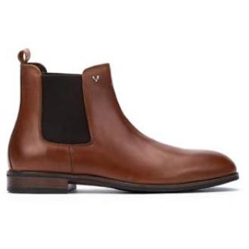 Brown Leather Chelsea Boots by Martinelli Warren
