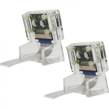 Soporte Transparente de Acrílico para Cámara Web Raspberry Pi 3, 2 Unidades, Compatible OV5647