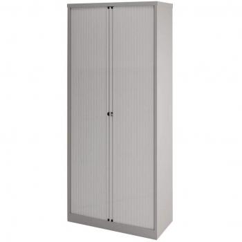 Jemini Tambour Unit 1000x475x1970mm Grey Shelves Not Included