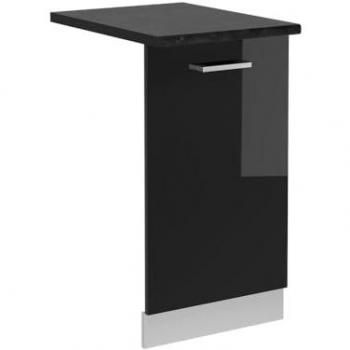 Pannello frontale R-Line 45 cm, Nero lucido, Vicco