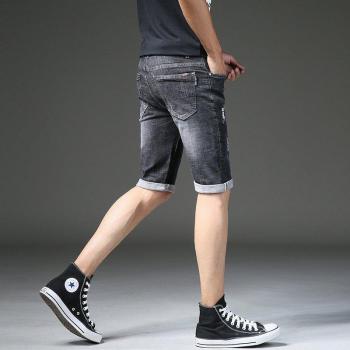 Men's Stretch Denim Bermuda Shorts