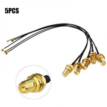 Cable de RF WiFi 12 cm SMA hembra 5 piezas