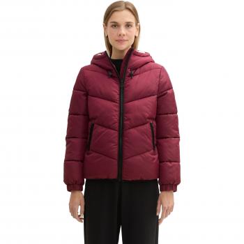 TOM TAILOR Denim Pufferjacke, rot, Uni, XS
