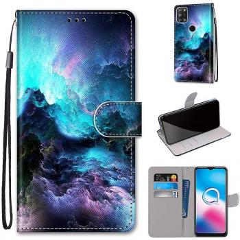 Funda Colorida de Piel para Alcatel 3x 2020