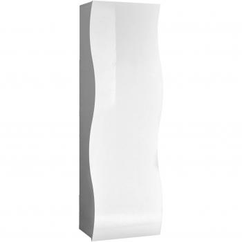 Armadio Moderno Linee Ondulate Made in Italy Portascarpe 1 Anta 1 Ripiano
