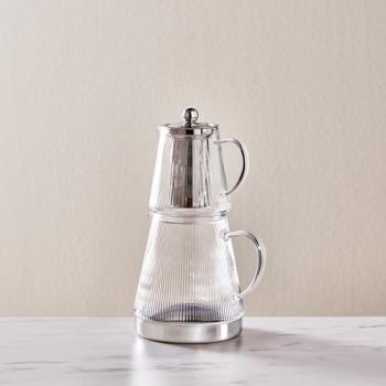 Karaca Keops Borosilikatglas-Teekanne temperaturbeständig 1500 ml