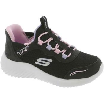 Skechers Bounder Simple Cute Kids Sneaker – Schwarz, 25 cm, waschbar