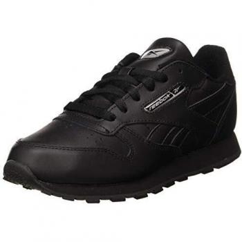 Reebok Classic Leather Tappeto Metallo Nero 34 EU
