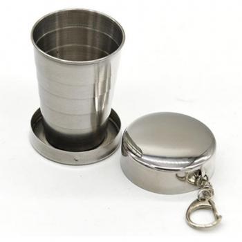 Taza Plegable de Acero Inoxidable