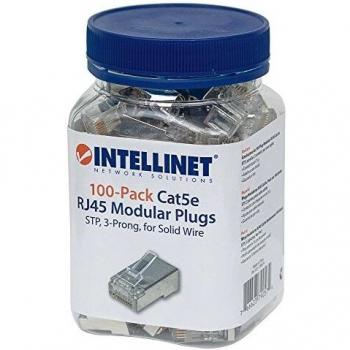 90574 Intellinet CAT5E RJ45 MODULAR PLUGS STP
