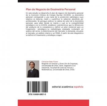 Plan de Negocio de Dosimetría Personal: Para la Comisión Chilena de Energía Nuclear