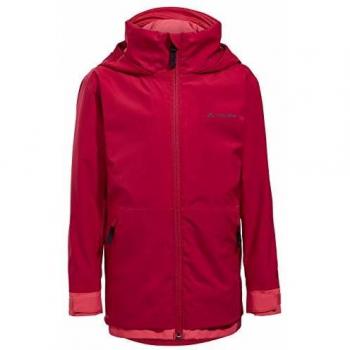 Chaqueta VAUDE Casarea 3 en 1 para niños, Color Rojo, 146-152 cm