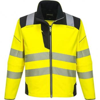 Portwest Veste T402 Softshell Haute-visibilité Jaune/Noir XS