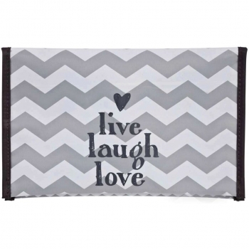 Bébé-Jou 310231 Windeltuch – Graues Chevron-Design