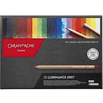 Caran d'Ache Luminance 6901 Colored Pencils 20-Pack