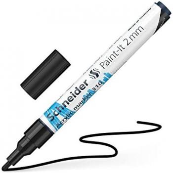 Schneider 2mm Black Acrylic Paint Marker