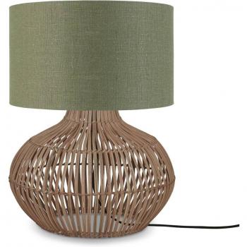 Mesa Lámpara Kalahari 32 cm Verde – Brillo Natural Good & Mojo