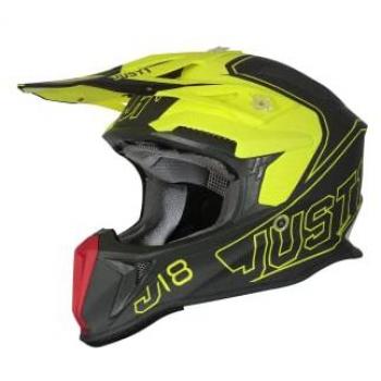 Casco Just1 J18 Vertigo Rosso Grigio Taglia XL