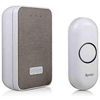 Byron Wireless Door Bell Battery Operated 16 Melodies 150m Range Ref #10