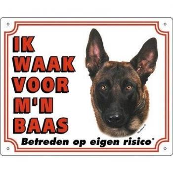Waakbord Mechelse Herder