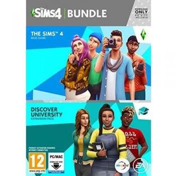 Jeu PC The Sims 4 Plus Université Bundle (Code en Boîte)