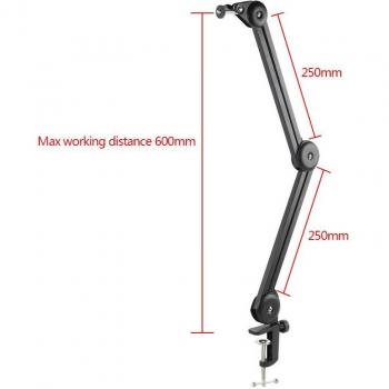 Soporte de trabajo con brazo flexible