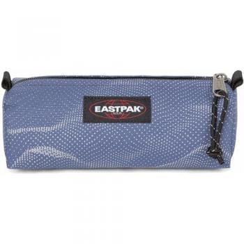Estuche Eastpak Benchmark Single con diseño reflejante navy
