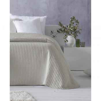 Colcha Hosteline Agnes Beige Cama 135