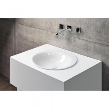 Vasque BetteLux Oval 50x50 cm avec trou pour robinet