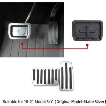 Accessoire pédale aluminium Tesla 3/Y – protection frein & accélérateur