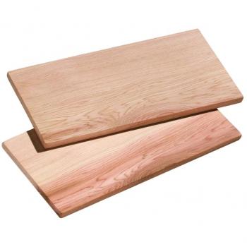 Set van 2 Smoky Grillplanken (Küchenprofi, cederhout, 40 x 15 cm)
