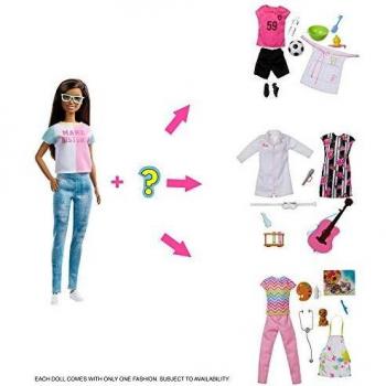 Karriere-Überraschungsberufe Barbie GFX86: 2 Outfits, 8 Überraschungen – geeignet ab 3 Jahren