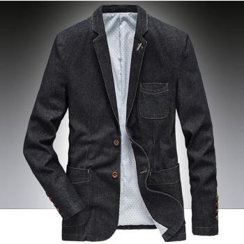 Blazer coupe cintrée en denim