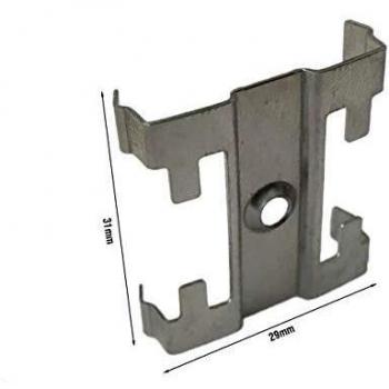 Gancio Metallo Fissaggio Muro Profilato Alluminio Luce Asimmetrica BA3315W