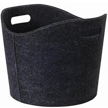 Siena Home Kaminholztasche Filz grau 31 cm